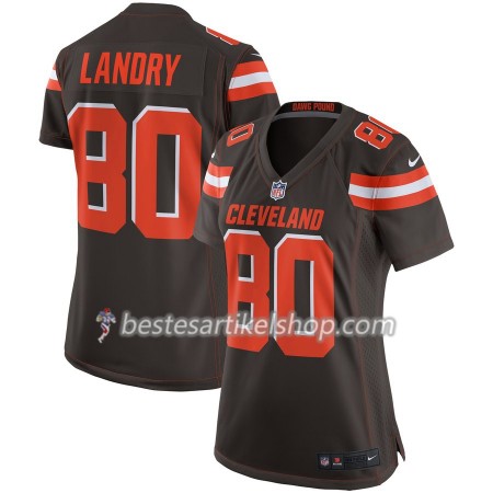 Damen Cleveland Browns Trikot Jarvis Landry 80 Nike Braun